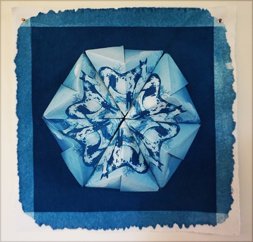 Patricia Holgate • Boulder, Co. •
Circle of Paint •
Cyanotype