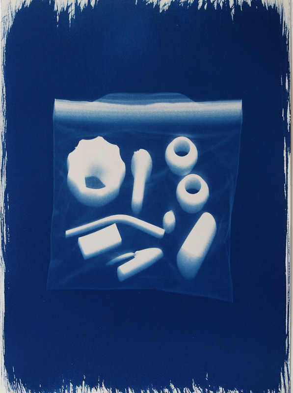 Ryan Zoghlin • Chicago, Il. • Plastic Parts • Cyanotype
