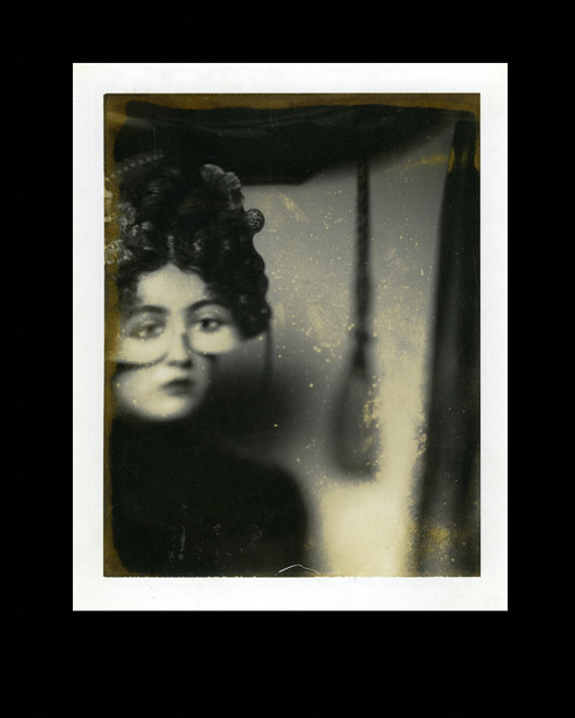 Marisa Redburn • 
Self Portrait • Aged Type 55 Polaroid Positives • 
Pigment Ink Print •
$600
