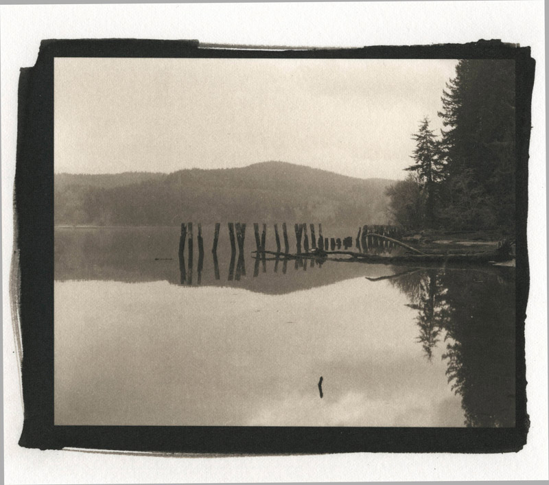 Larry Huhn • Bend, Or. •
Yaquina River II •
Platinum-Palladium Print