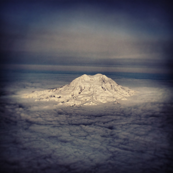 Jeff Ross - Enumclaw, Wa. -  Mt. Rainier from Above, Winter