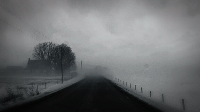 Kim Hancken • Lebanon, In. • 
	“Foggy Road”
