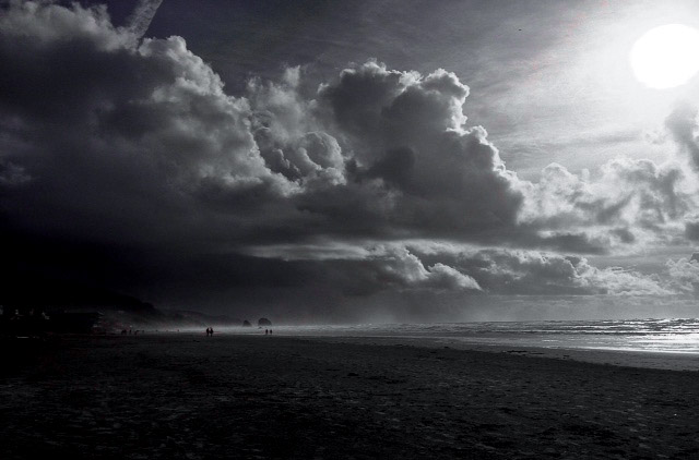 Ann  Acton• Gathering Storm •
		    Cannon Beach, OR.
