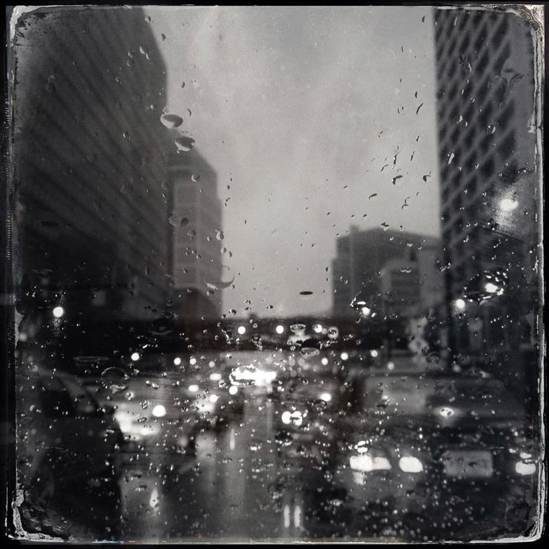 Marian Rubin • A Rainy Night in Newark •
	 		  Montclair, N.J.
