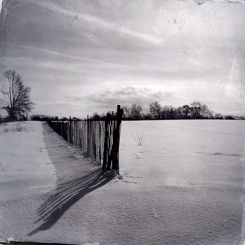 Marian Rubin • Snow Fences •
	                  Montclair, N.J
