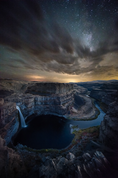 Bruce Leonard • Storm over Palouse Falls