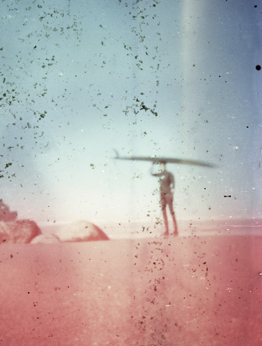 Drea Frost  •  Seaside, Or. • 
“Joyce Surfs the Cove”  • Holga
