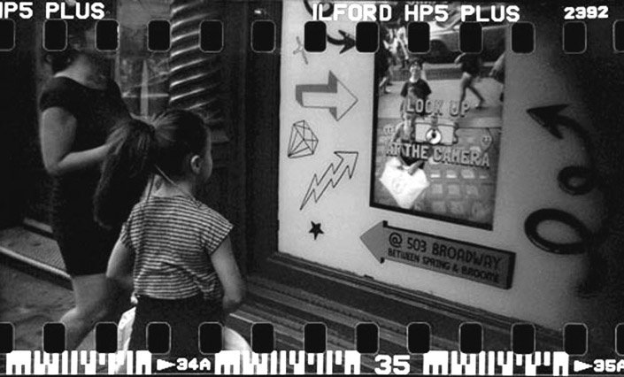Jill Gewirtz •  Brooklyn, N.Y. • 
“Look up at the Camera” • Holga 
