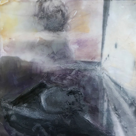 Rebecca Ackporiaye •
Dream of my Mother •
Encaustic Print
