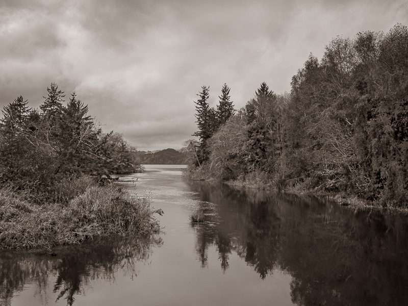 Crooked Creek Joining the Columbia - Washington_