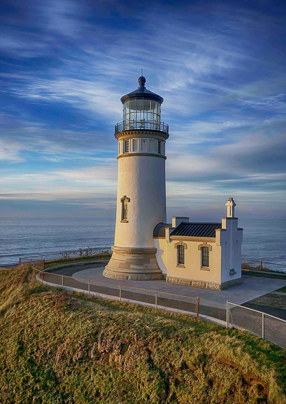 Jonathan Lingel • The freshly restored North Head Lighthouse at Cape Disappointment