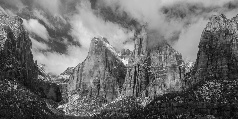 Tom Darnall • Snowy Morning in Zion National Park