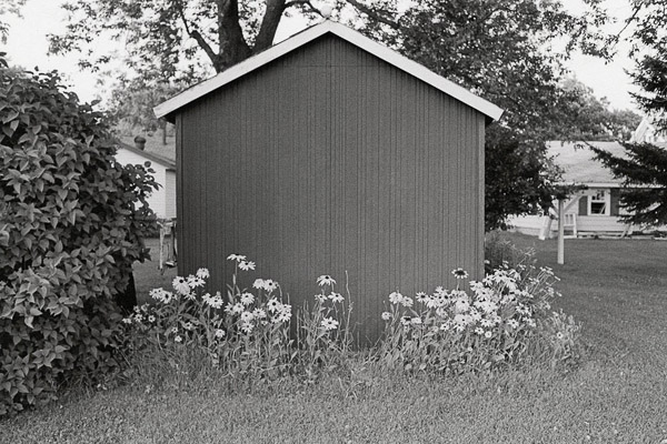 Claudia Danielson - Late Summer Shed - 6 x 9 on 11 x 14 - Silver Gelatin Print - $175