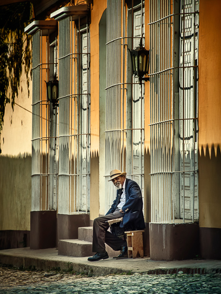 Jody Miller • Man sitting in the Square