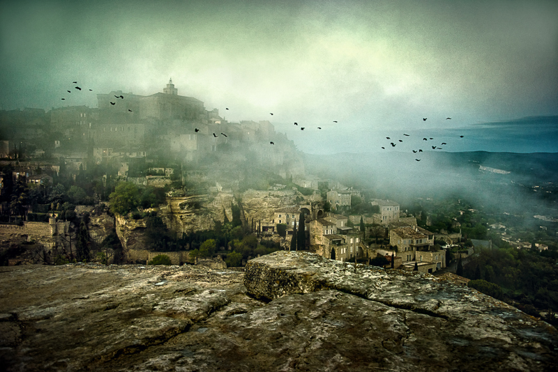 Jody Miller • Fog Lifting over Gordes
