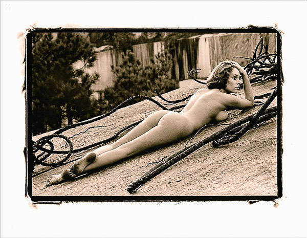 Russell Jeffcoat • Columbia, S.C. •
Nude Study with Cable •
Pigment Ink Print •
$400
