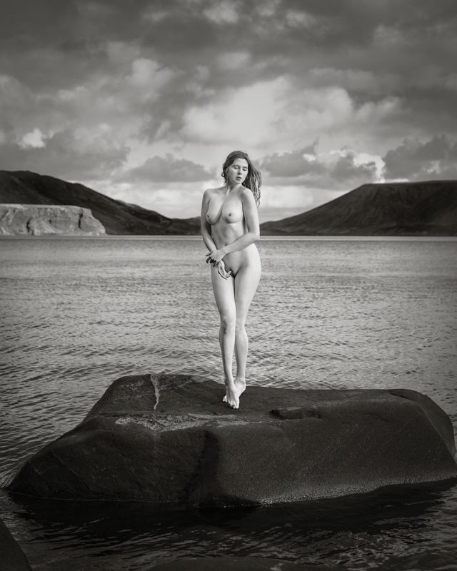 Steve Blackwell • Calgary, Alberta • Nude on Rock 1