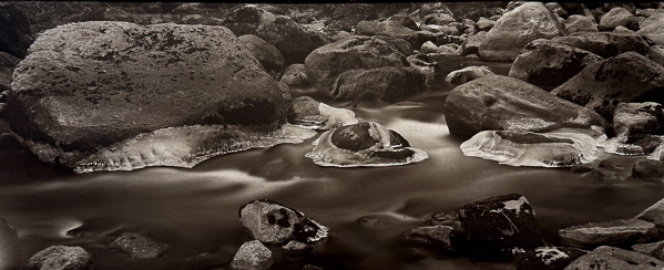 Jim Fitzgerald •  Merced River Ice, North Side